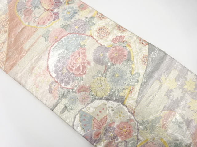 JAPANESE FUKURO OBI / SAGANISHIKI / WOVEN CLASSICAL PATTERN